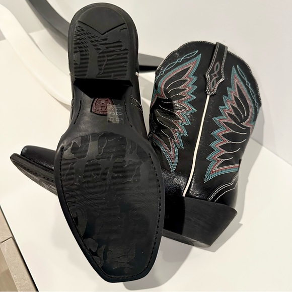 NWOT Ariat Autry Western Boots in Old Black Size 7 - Picture 11 of 15